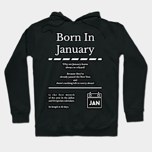 Born in January Hoodie